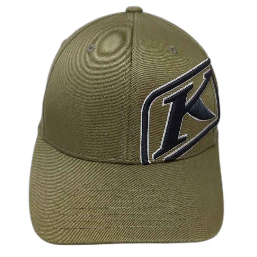 Klim Baseball Cap Green M Fitted Flexfit Technical Riding Gear Embroidered Hat